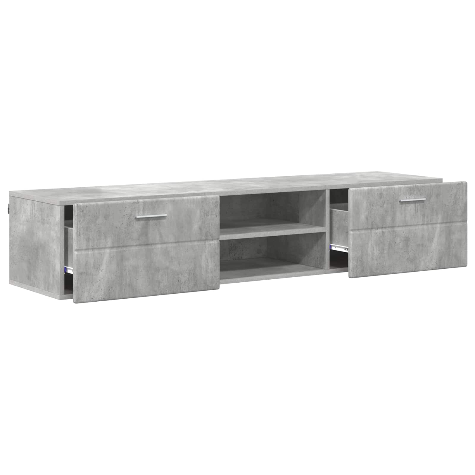 Highboard mit Regal FLORIN Weiß 60 x 35 x 182 cm Holzwerkstoff