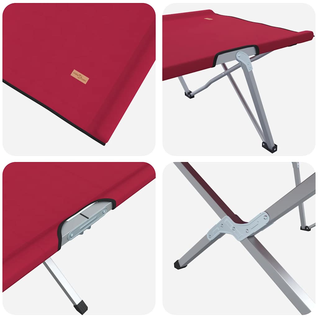 Klapp Schlafbett fürs Camping Blau 194 x 62,5 x 42,5 cm