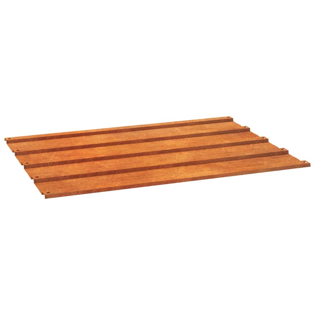 Dachplatten 12 Stk. Rostig 100x44 cm Cortenstahl