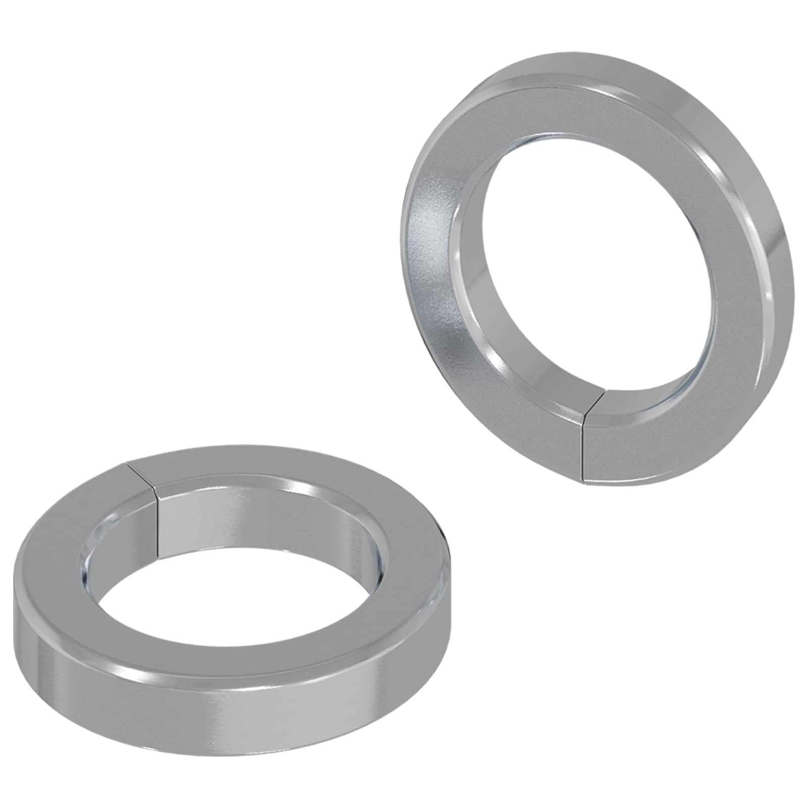 Federunterlage 2 pcs Weiß 13 x 1 mm Eisen