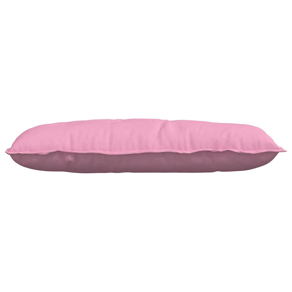 Rückenkissen Hellgrau 50 x 19 x 45 cm Stoff