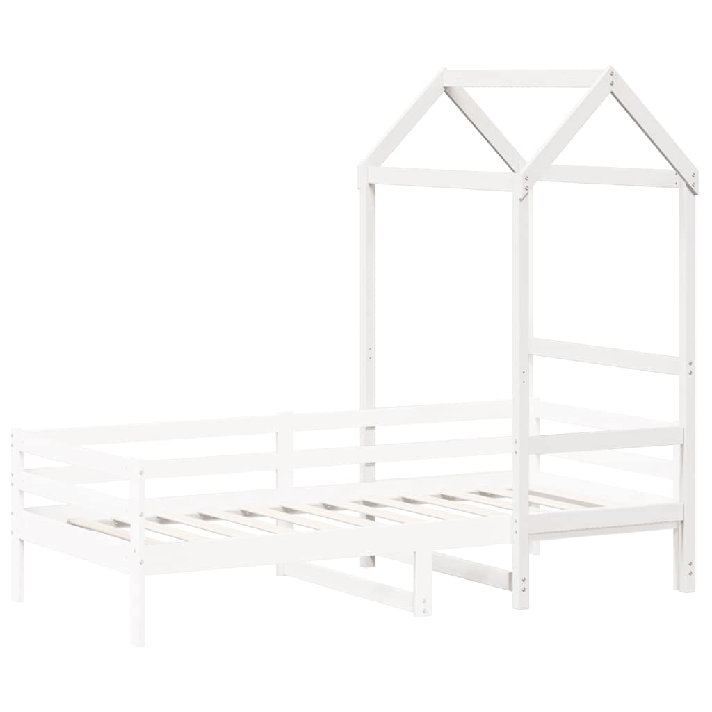 Dach für Kinderbett 118x70x176,5 cm Massivholz Kiefer