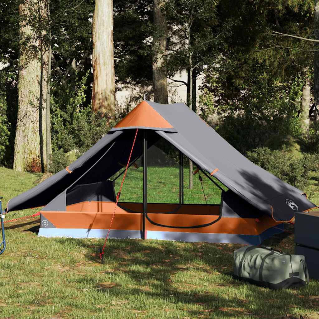 Campingzelt 2 Personen Grün Wasserdicht