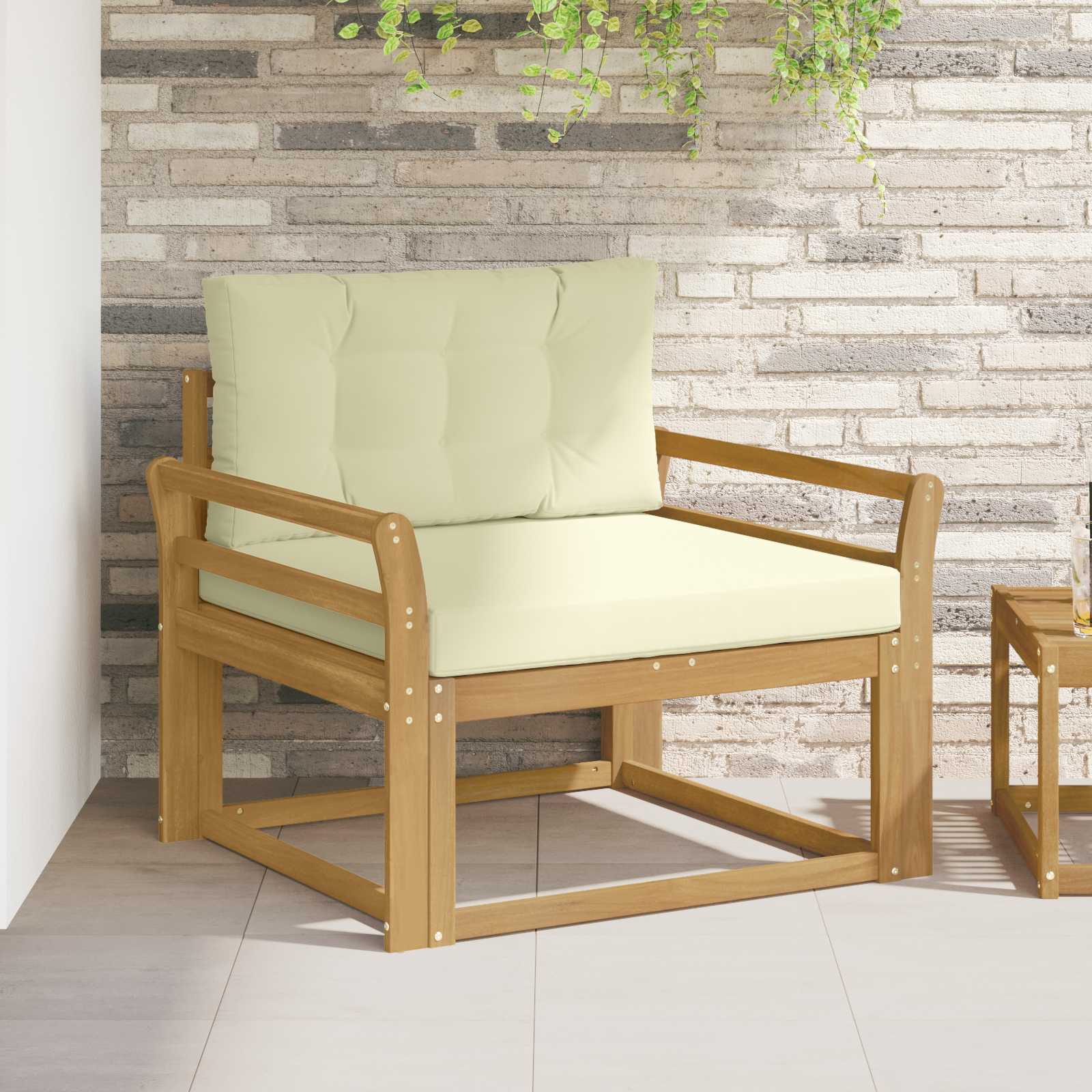 Outdoor Mittelsofa Natur