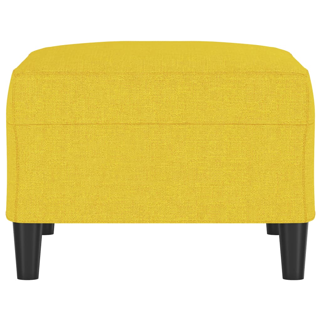 Fußhocker Hellgrau 60x50x41 cm Stoff