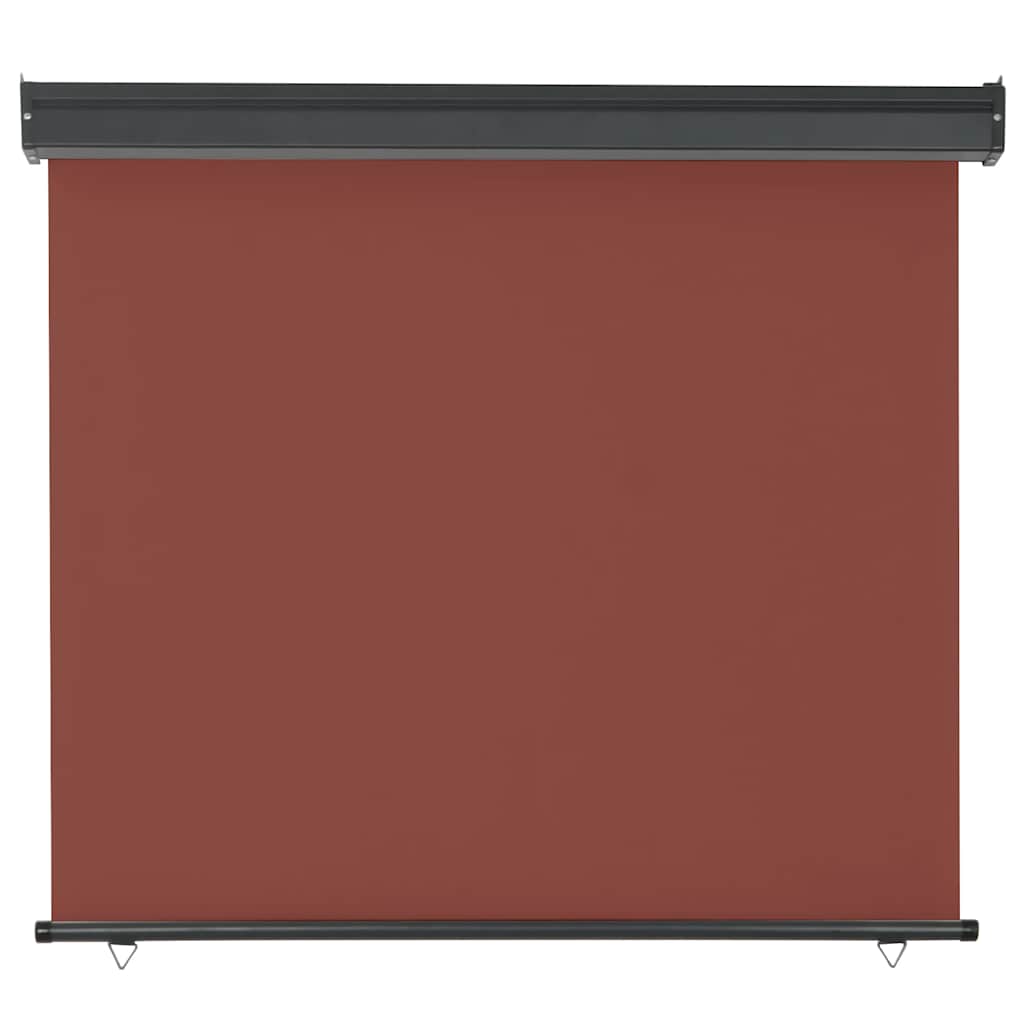 Balkon Seitenmarkise 60 x 250 cm 100% Polyester Eisen Stahl