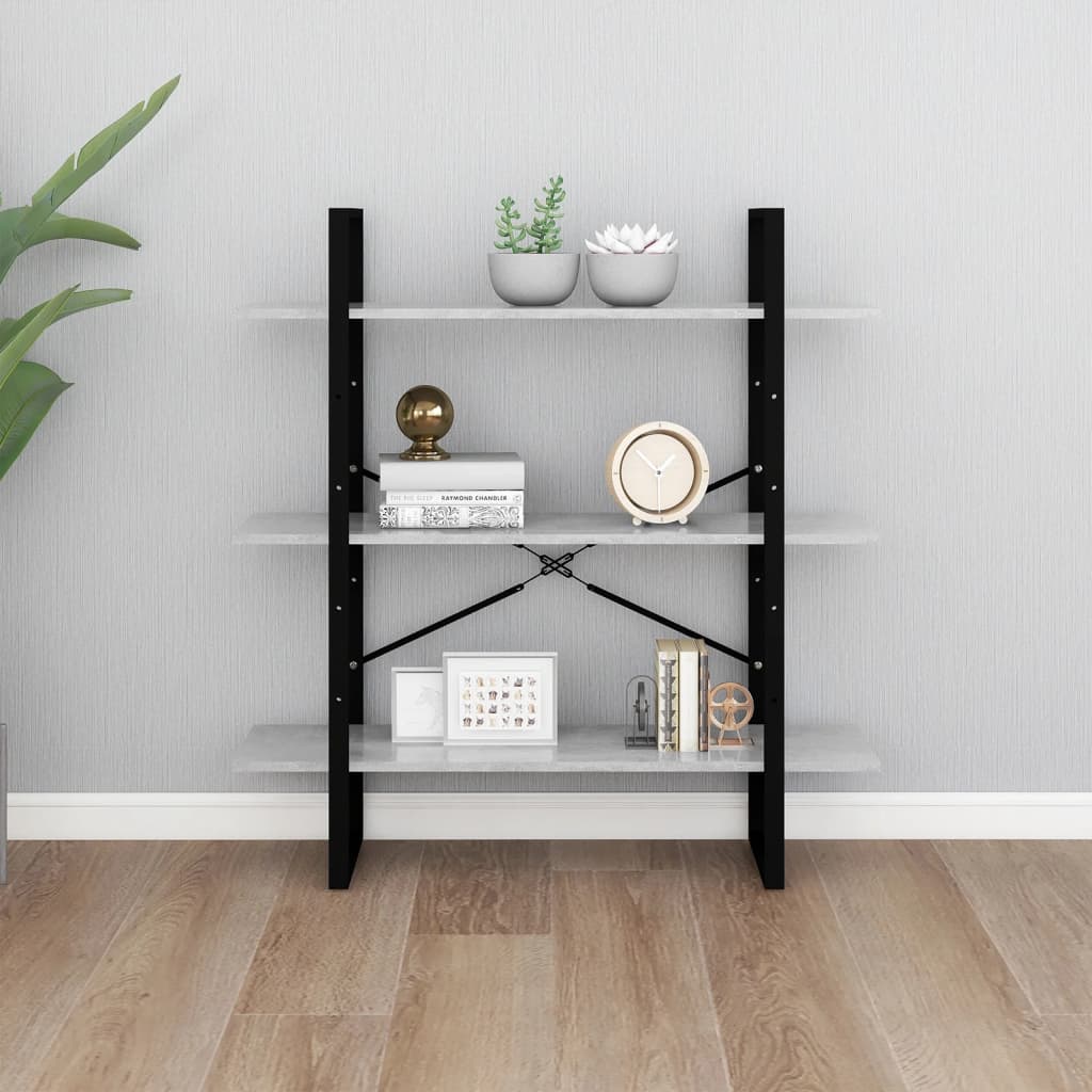Bücherregal Weiß 100x30x105 cm Holzwerkstoff