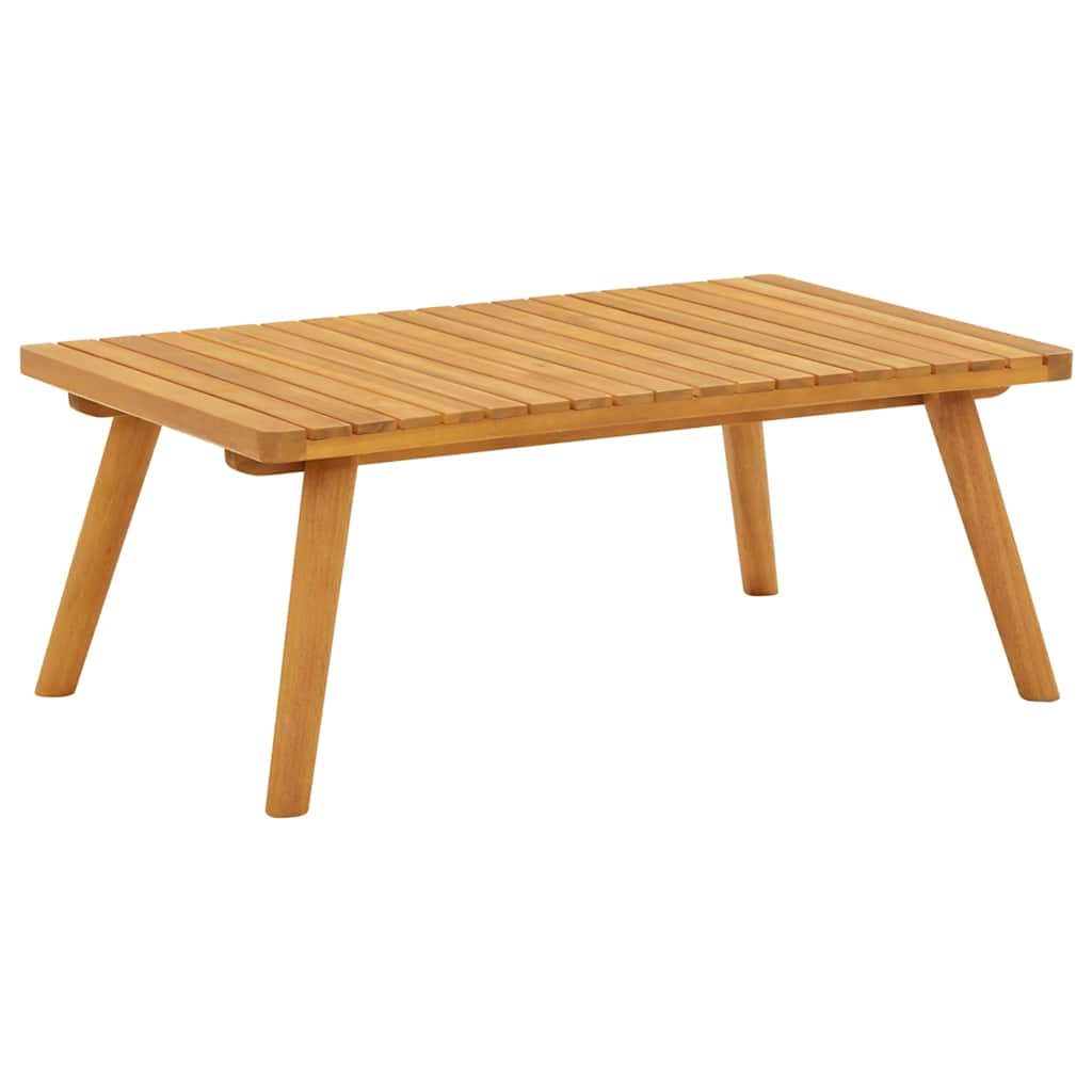 2-Sitzer-Gartensofa mit Kissen Massivholz Akazie