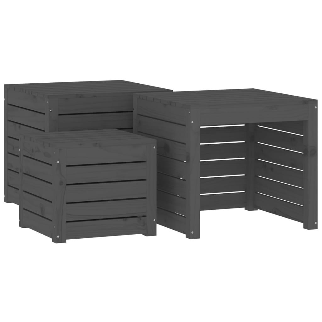 Gartenbox 101x50,5x46,5 cm Massivholz Kiefer