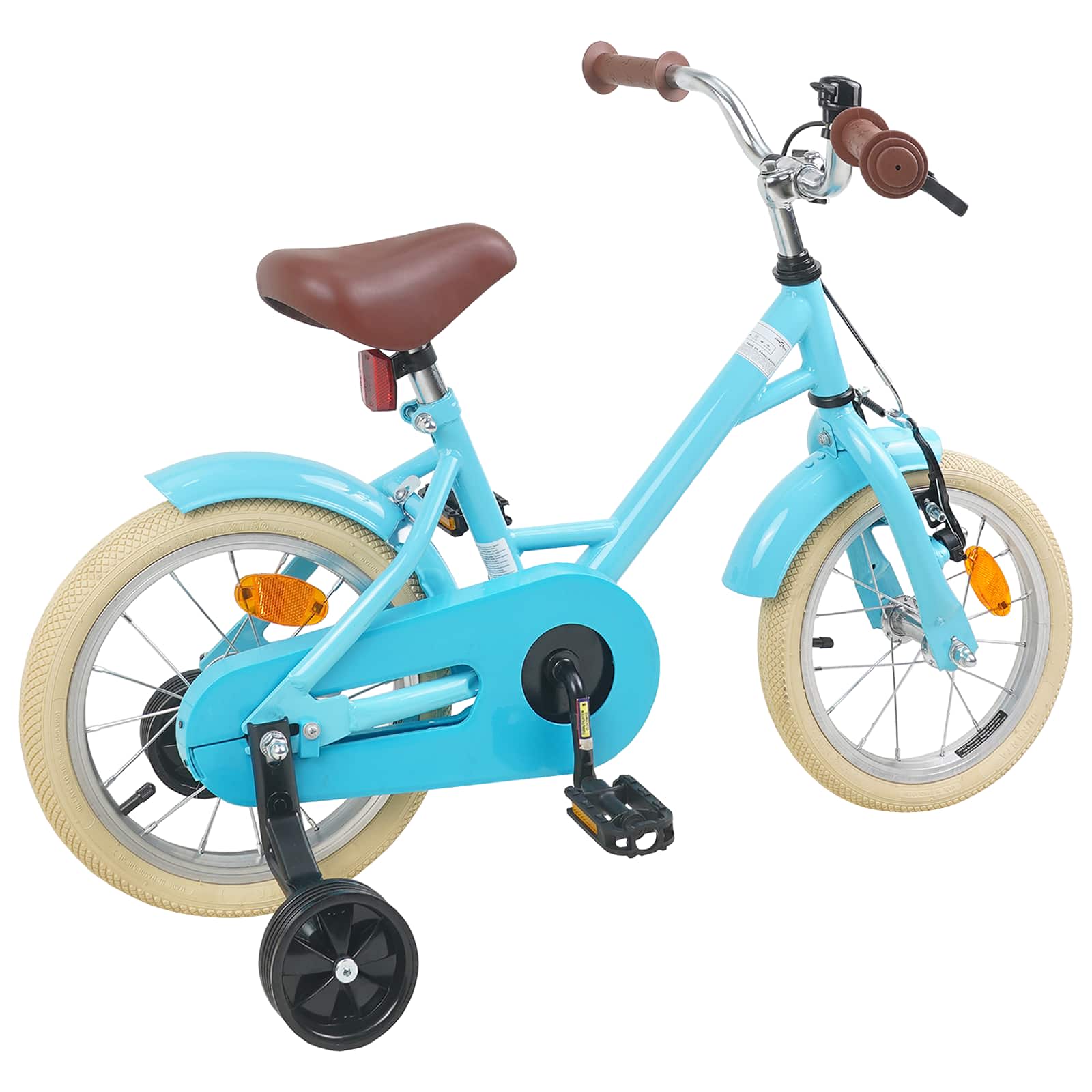 Kinderfahrrad 12 Zoll für 2-4 Jahre alt Hellrosa