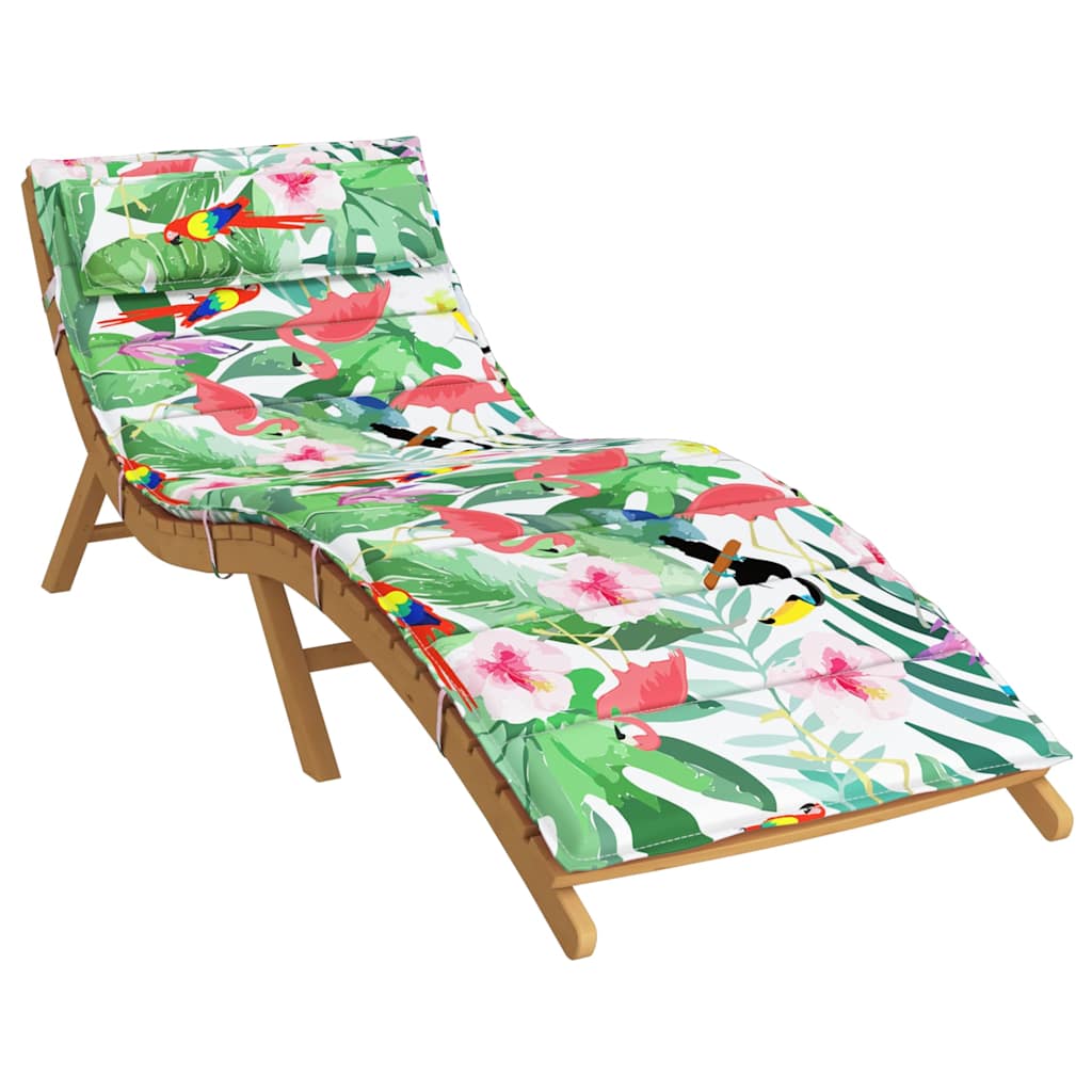 Sonnenliegen-Auflage Grau 180x60x4 cm Oxford-Gewebe