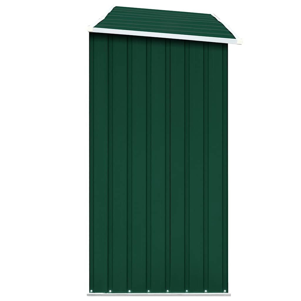 Brennholzlager aus verzinktem Stahl 330x84x152 cm Grau