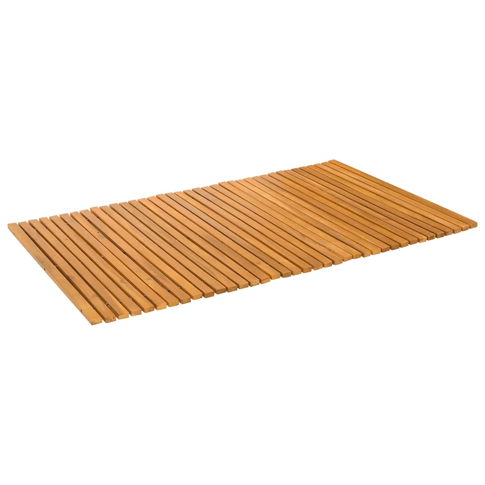 Badematte Braun 60 x 40 cm Massives Akazienholz
