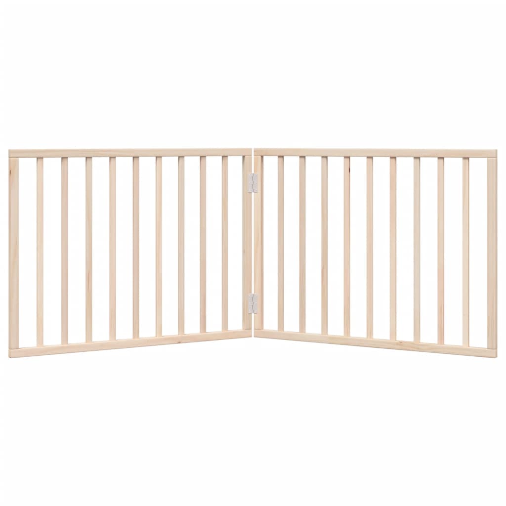 Hundegitter Faltbar 3 Paneele 150 cm Pappelholz