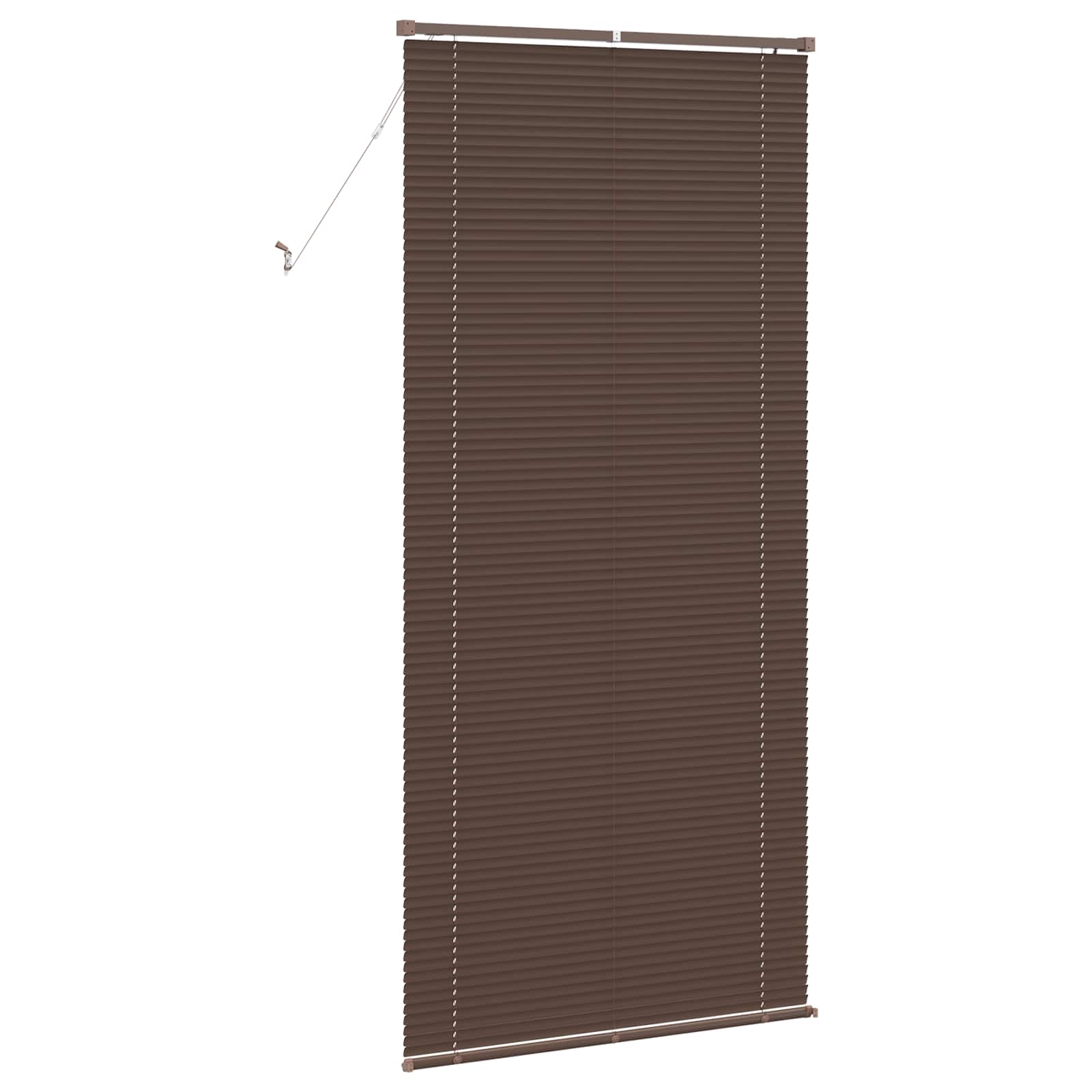 Jalousie Silber Grau 150 x 40 cm 25 mm PVC