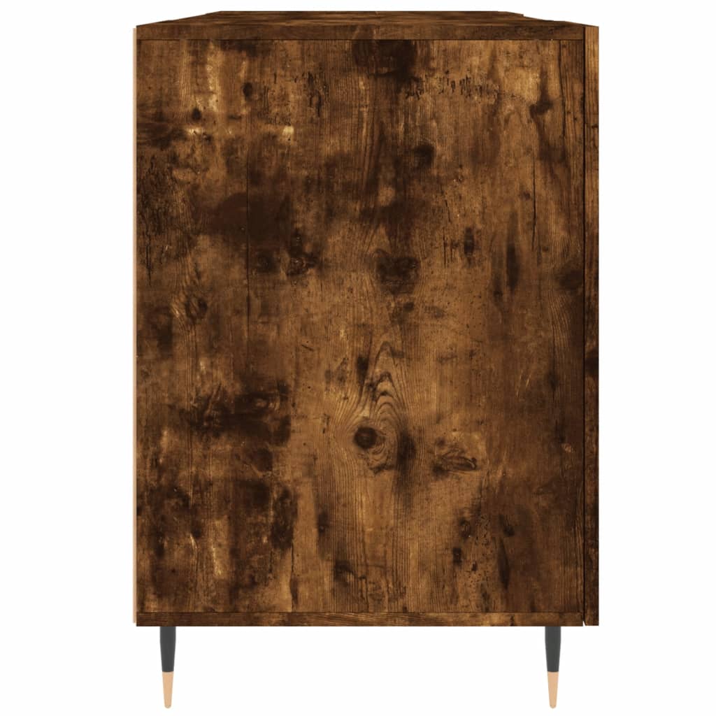 Schreibtisch Betongrau 140x50x75 cm Holzwerkstoff