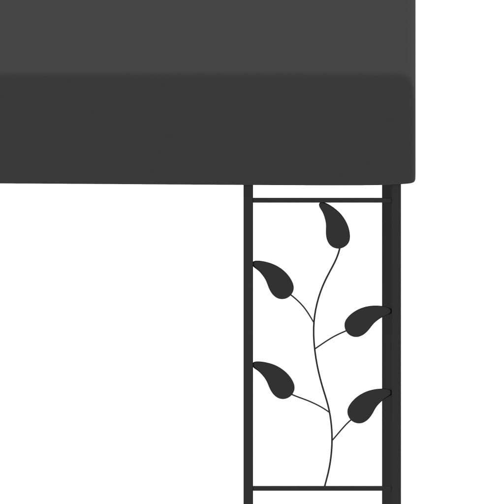 Wand-Pavillon 3x3x2,5 m Cremeweiß