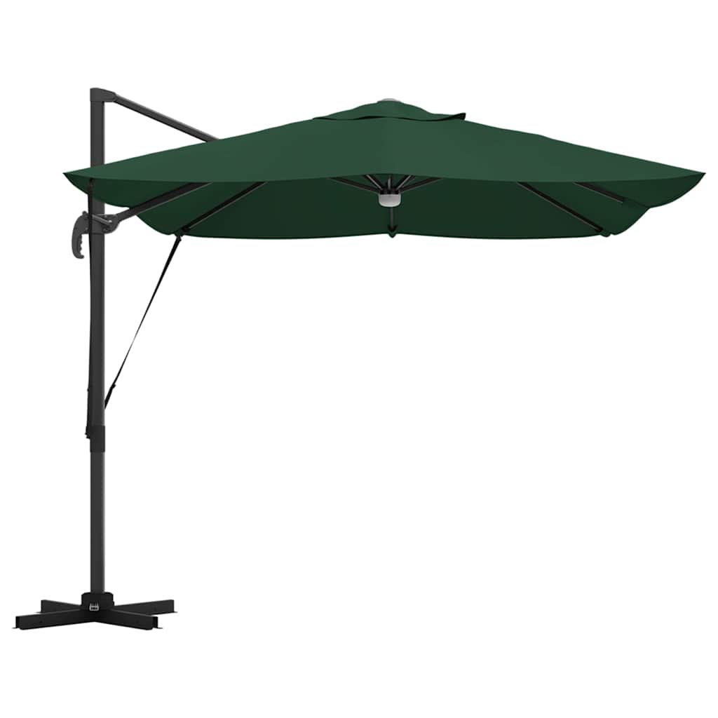 Sonnenschirm Sand 351 x 250 x 253 cm Polyester und Aluminium
