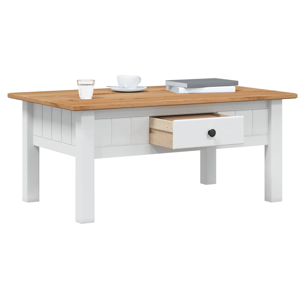 Couchtisch 100x60x43,5 cm Massivholz Panama-Kiefer