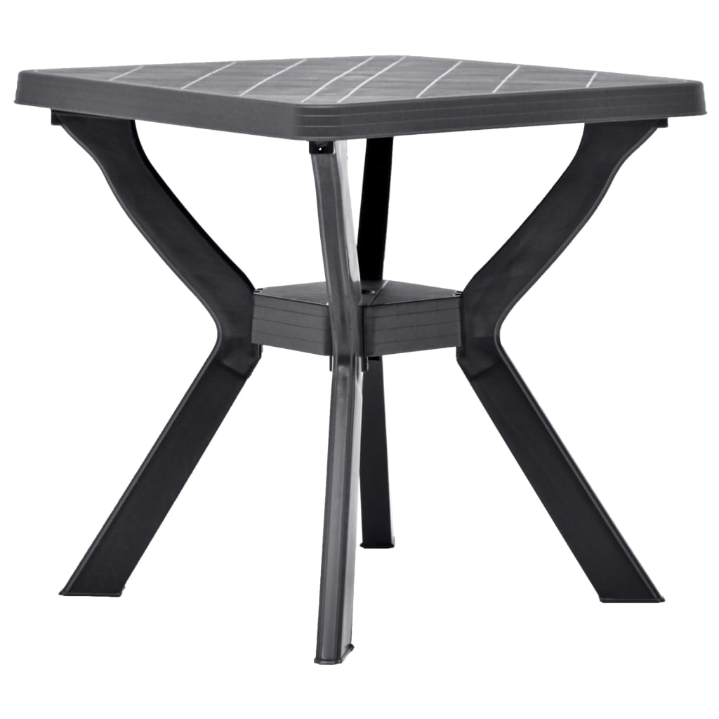 Bistrotisch Weiß 70x70x72 cm Kunststoff