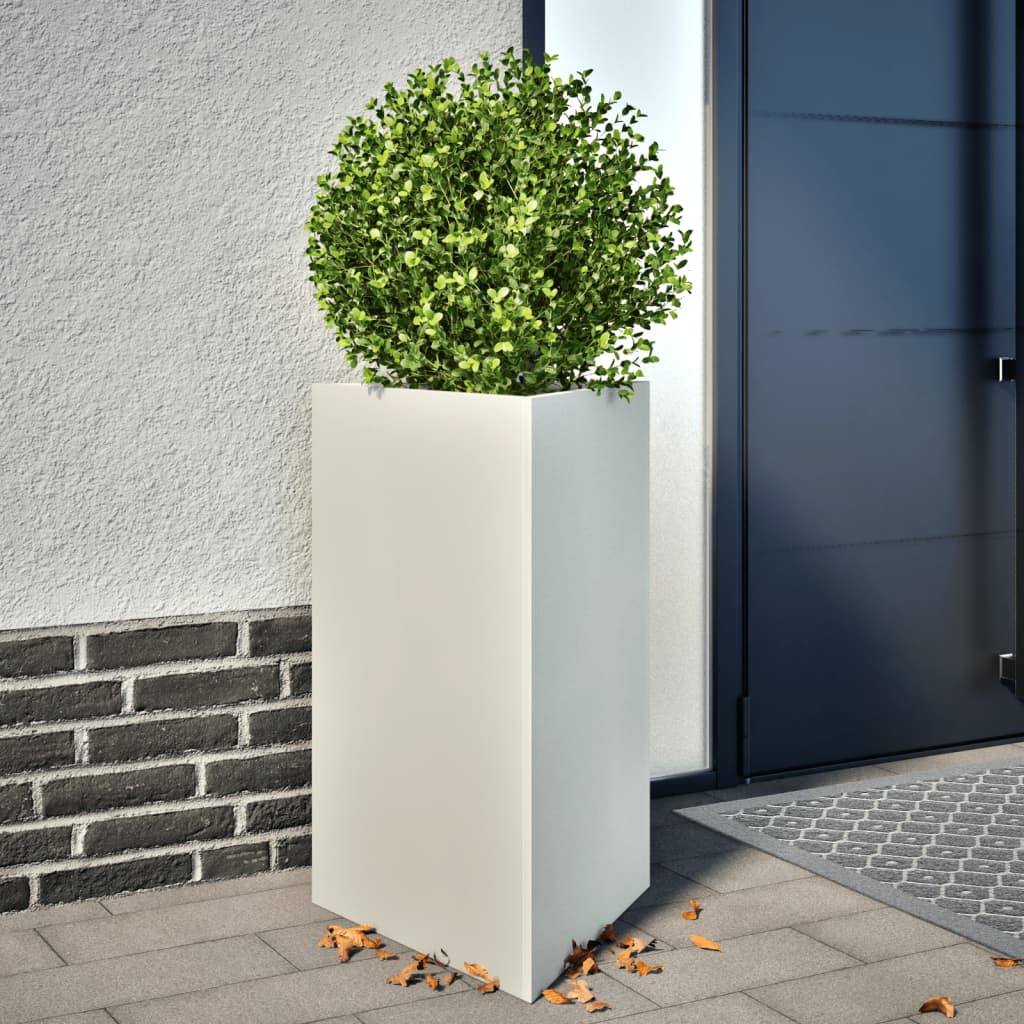 Pflanzkübel 30x26x75 cm Cortenstahl