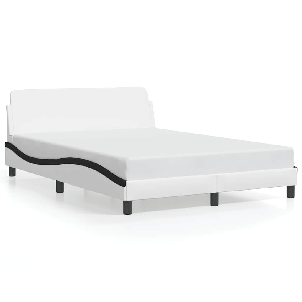 Bettgestell "Dover" Schwarz 80x200 cm Kunstleder