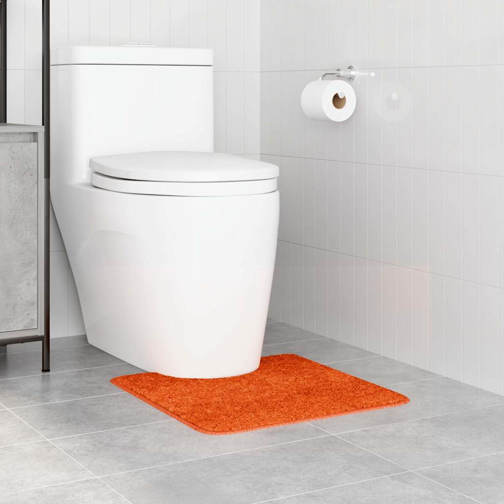 Rutschfeste Badematte mit Toilettenausschnitt Dunkelgrau