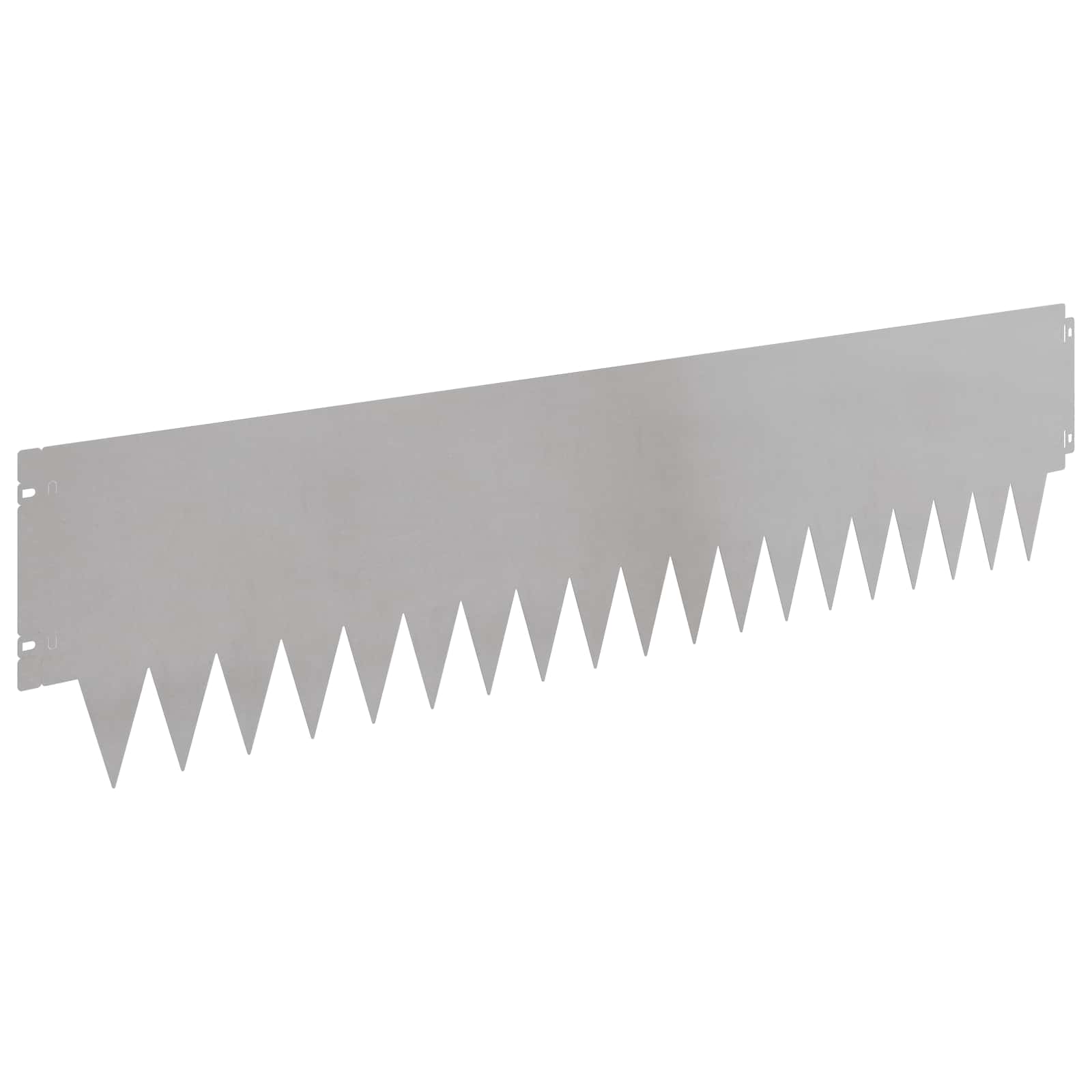 Raseneinfassung 10 pcs Länge Höhe 103 x 15 cm Stahl Schwarz