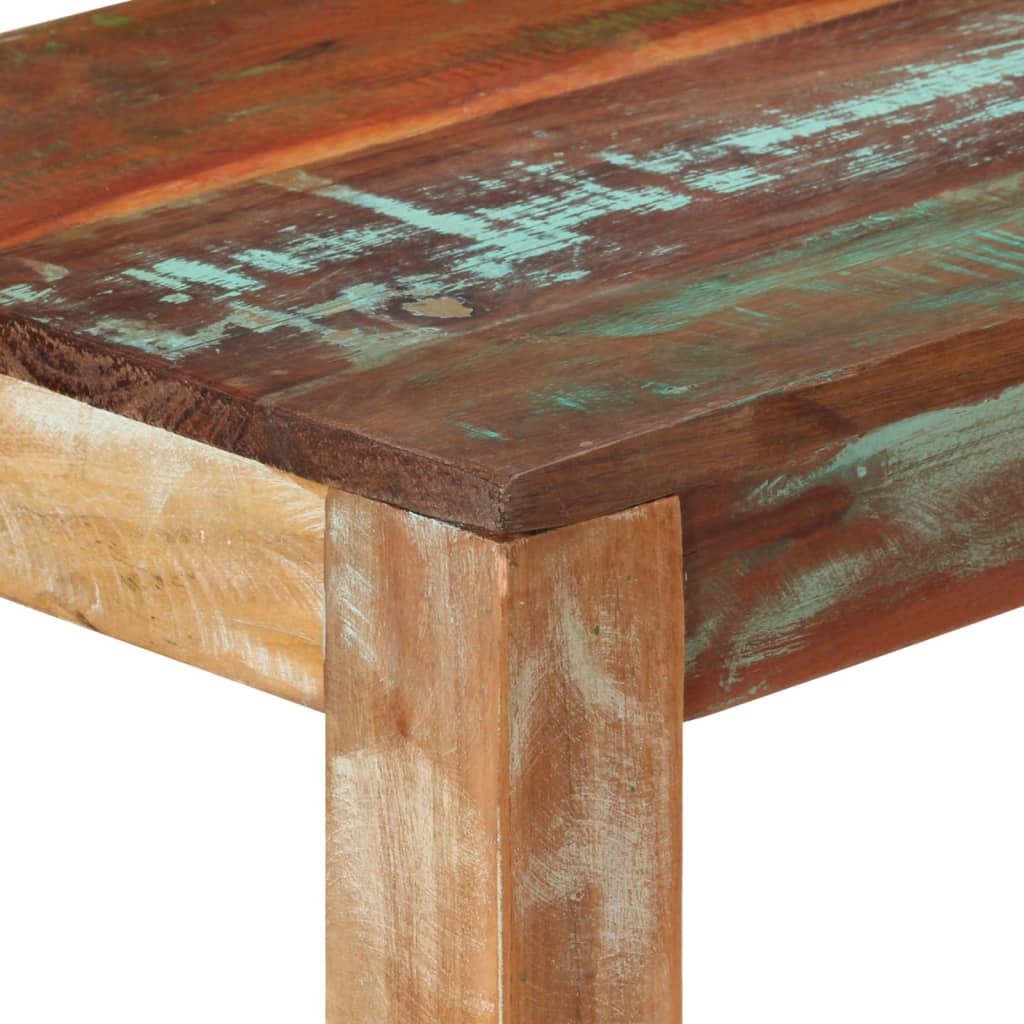 Konsolentisch 110x35x76 cm Raues Mangoholz
