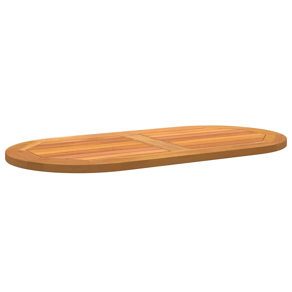 Tischplatte Öl-Natur 80 x 40 x 2 cm Massivholz Akazie