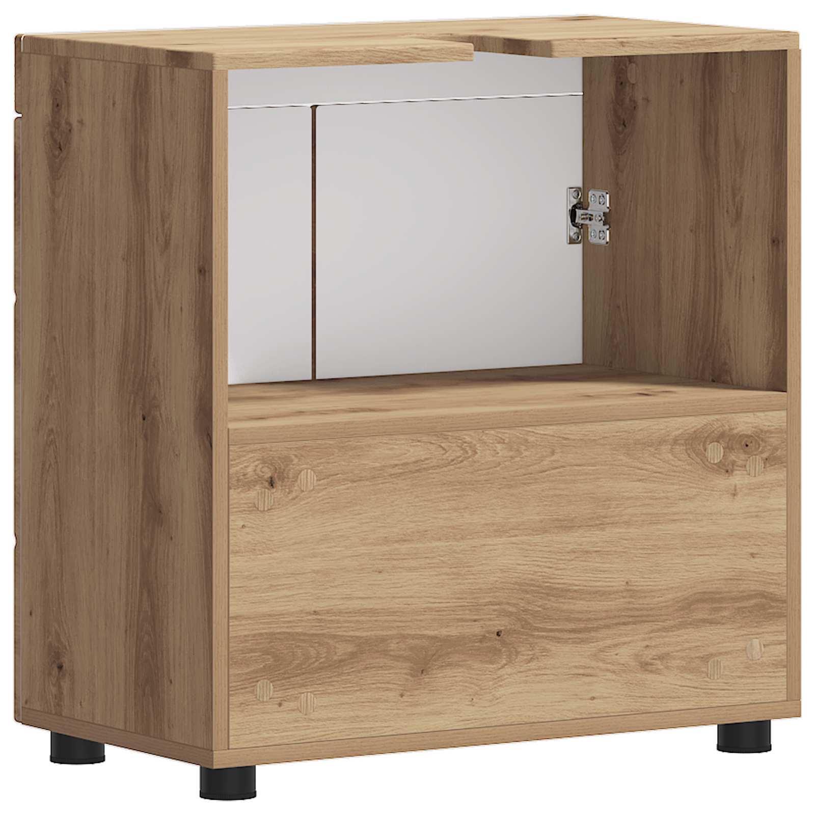 Badezimmermöbel-Set TULUM 2 pcs Weiß 60 x 34 x 63 cm
