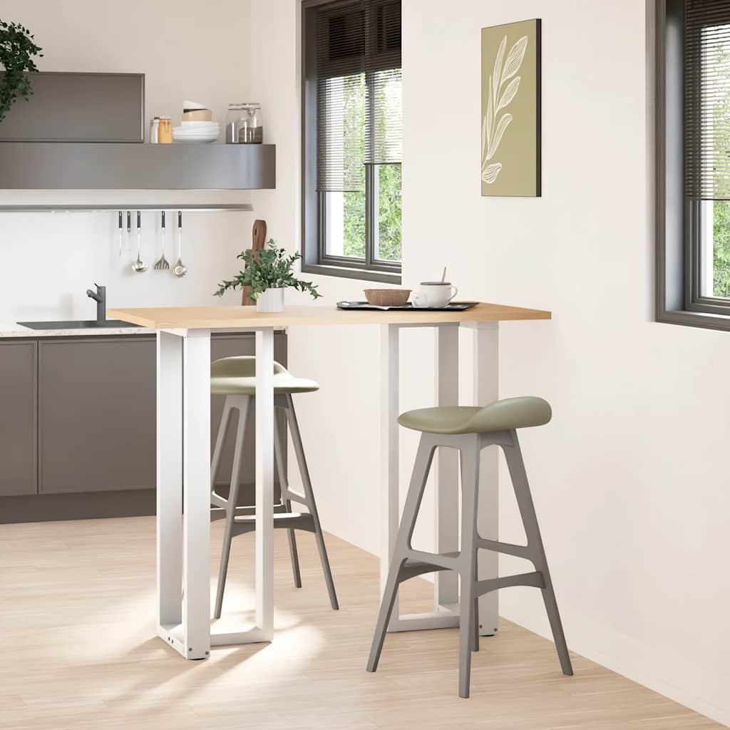 Couchtischbeine T-Form 2 Stk. Schwarz 30x25x(30-31) cm Stahl