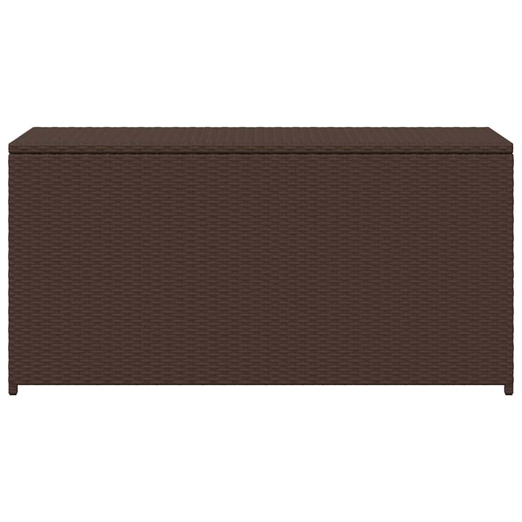 Garten-Auflagenbox Schwarz 120x50x60 cm Poly Rattan