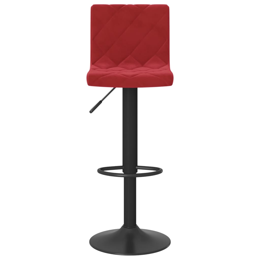Barhocker 2 Stk. Creme Samt