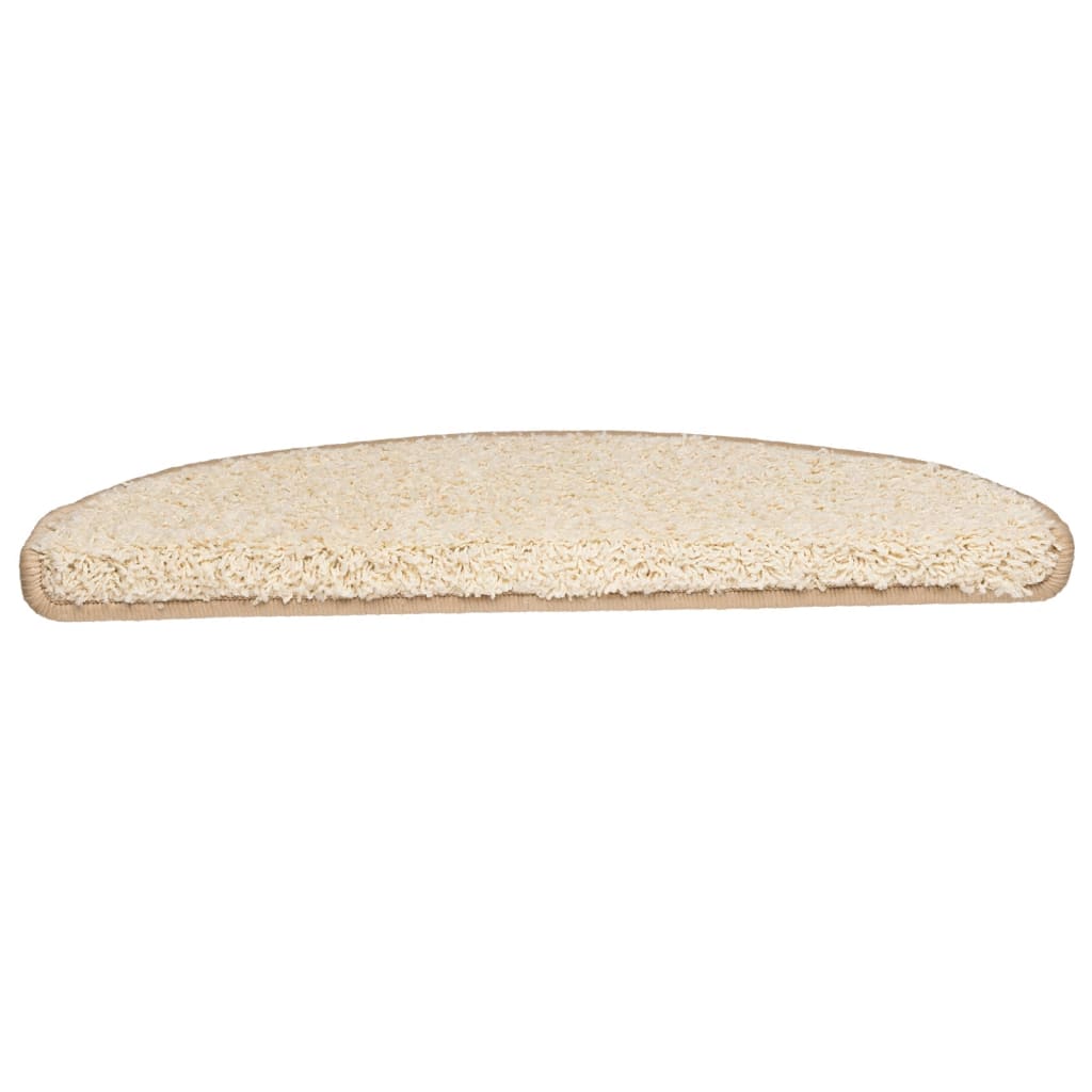 Stufenmatten 15 Stk. 56x17x3 cm Grau Halbrund