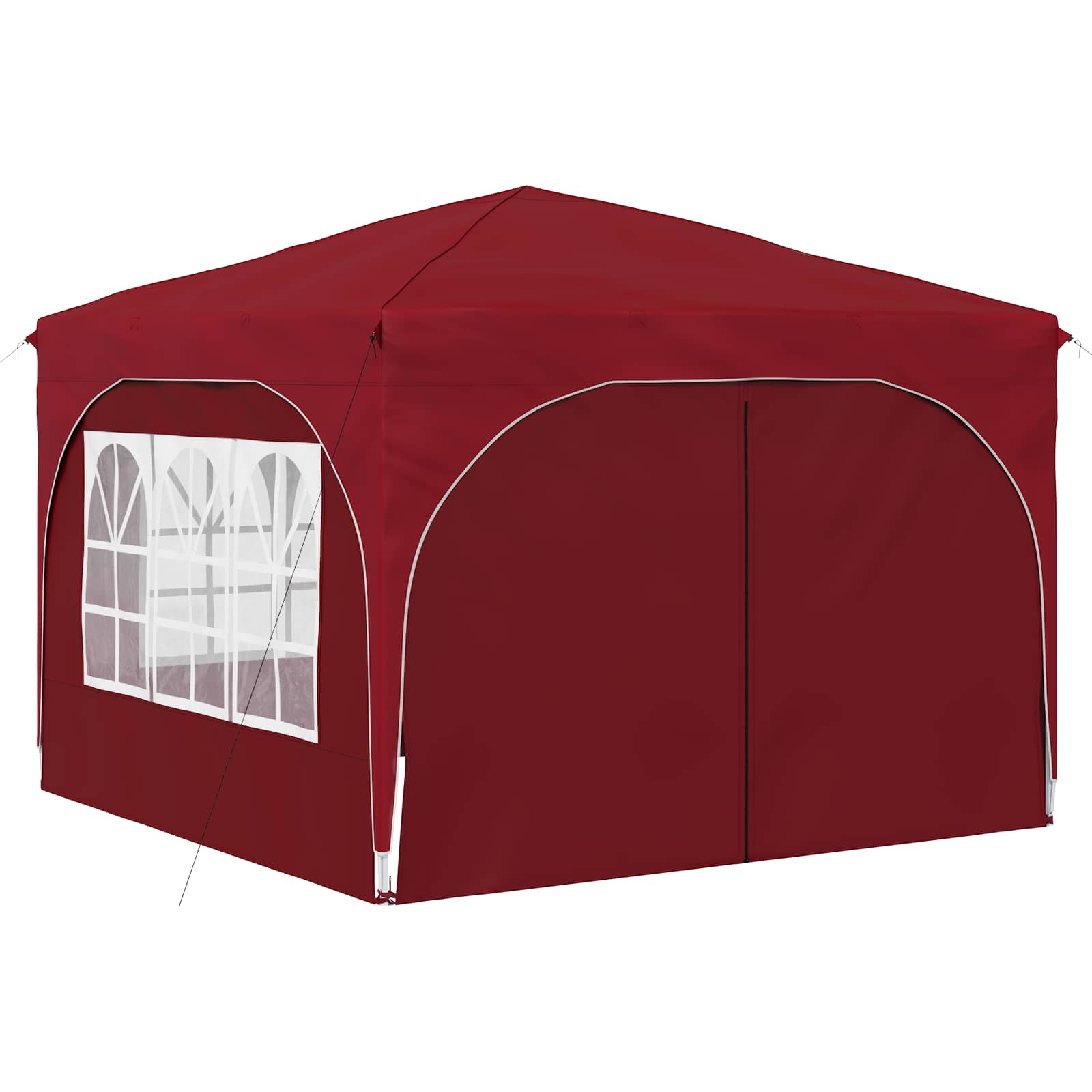 Pop-up Partyzelt 290 x 290 x 245 cm Creme