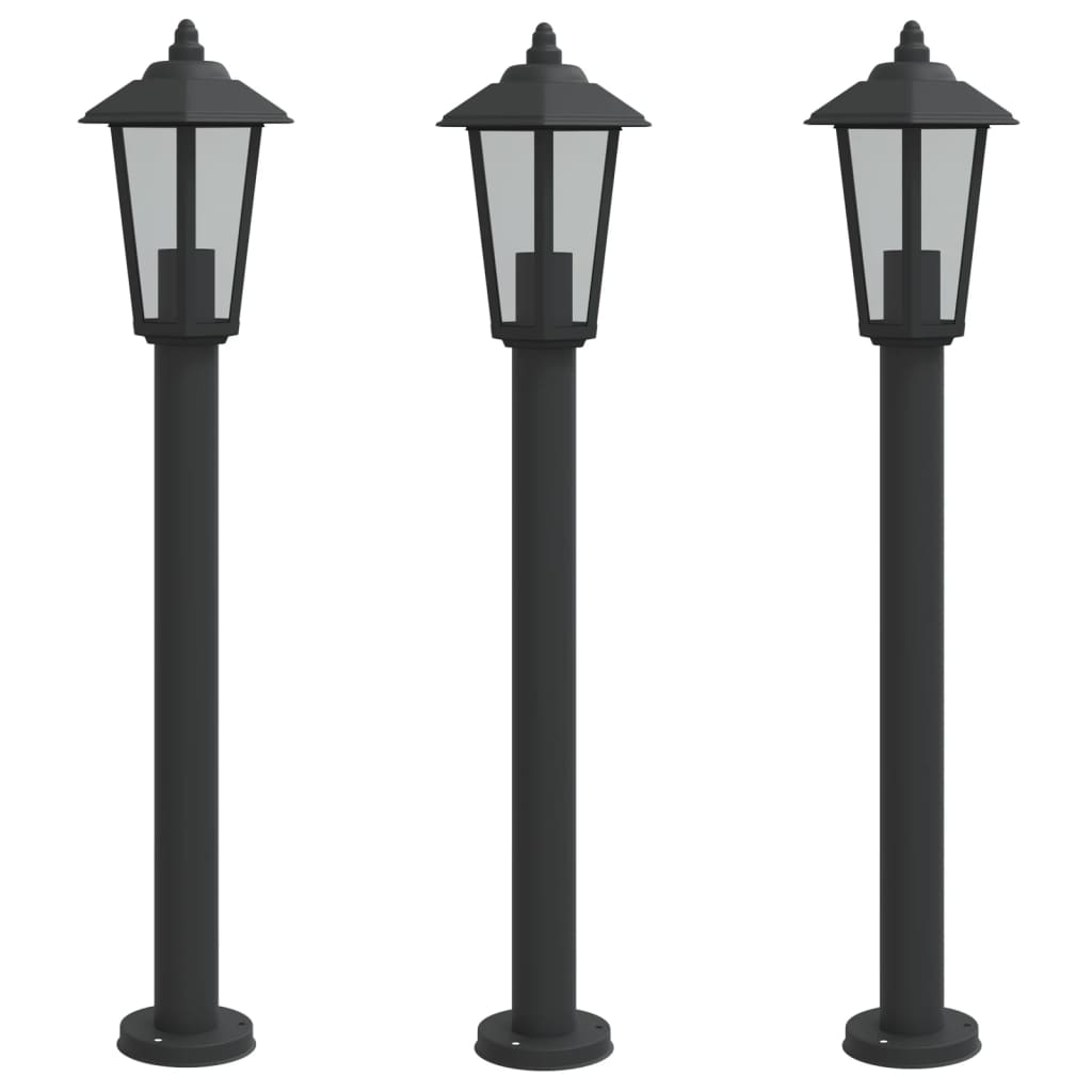 Wegeleuchte Silbern 80 cm Edelstahl