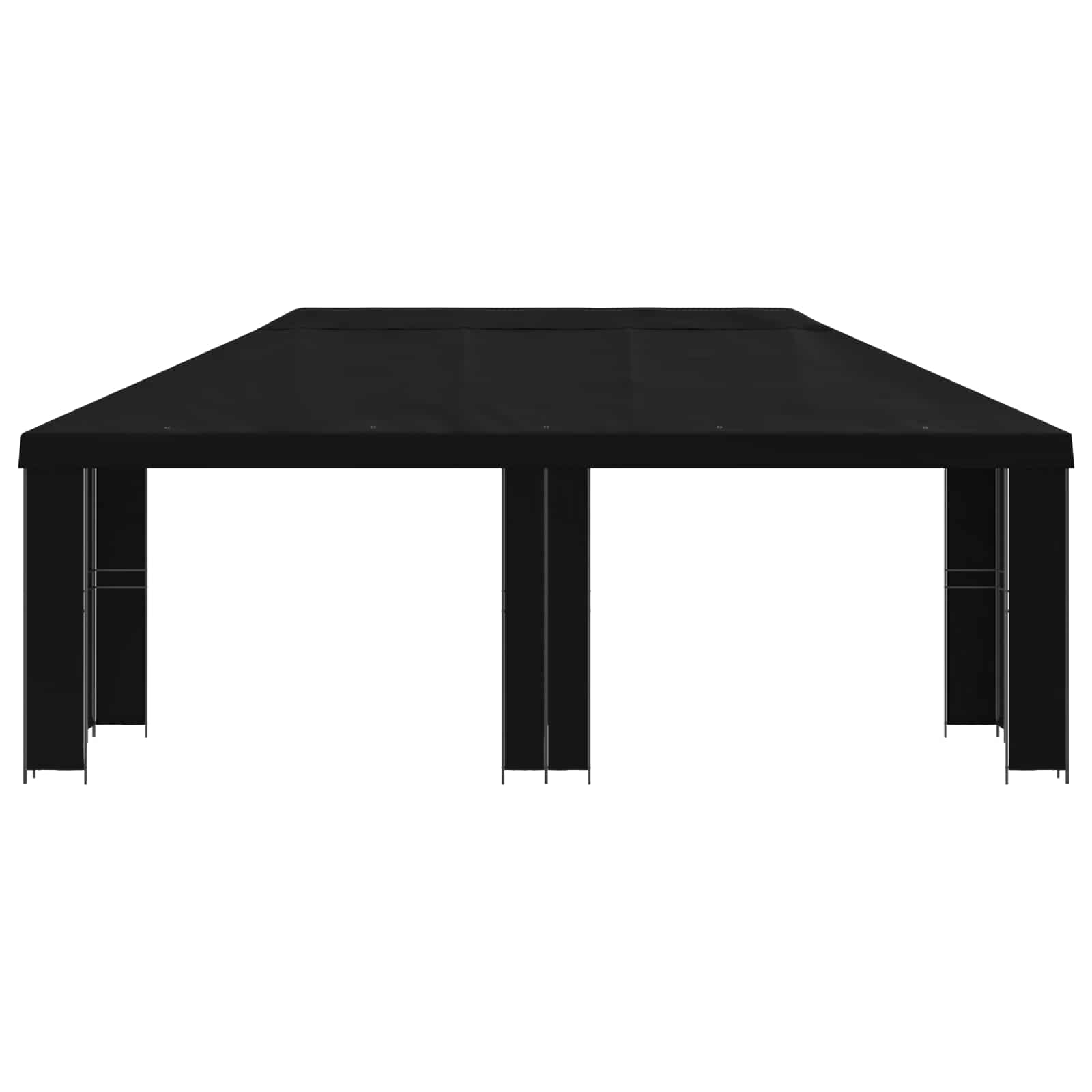 Garten Pavillon 6 x 3 m Beige Polyester und Stahl 190