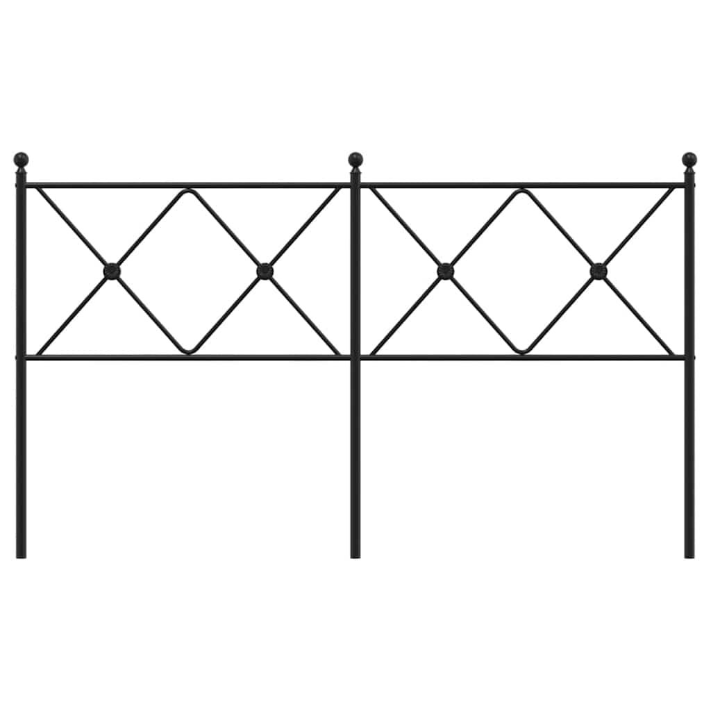 Ersatz-Kopfteil Metall Schwarz 75 cm