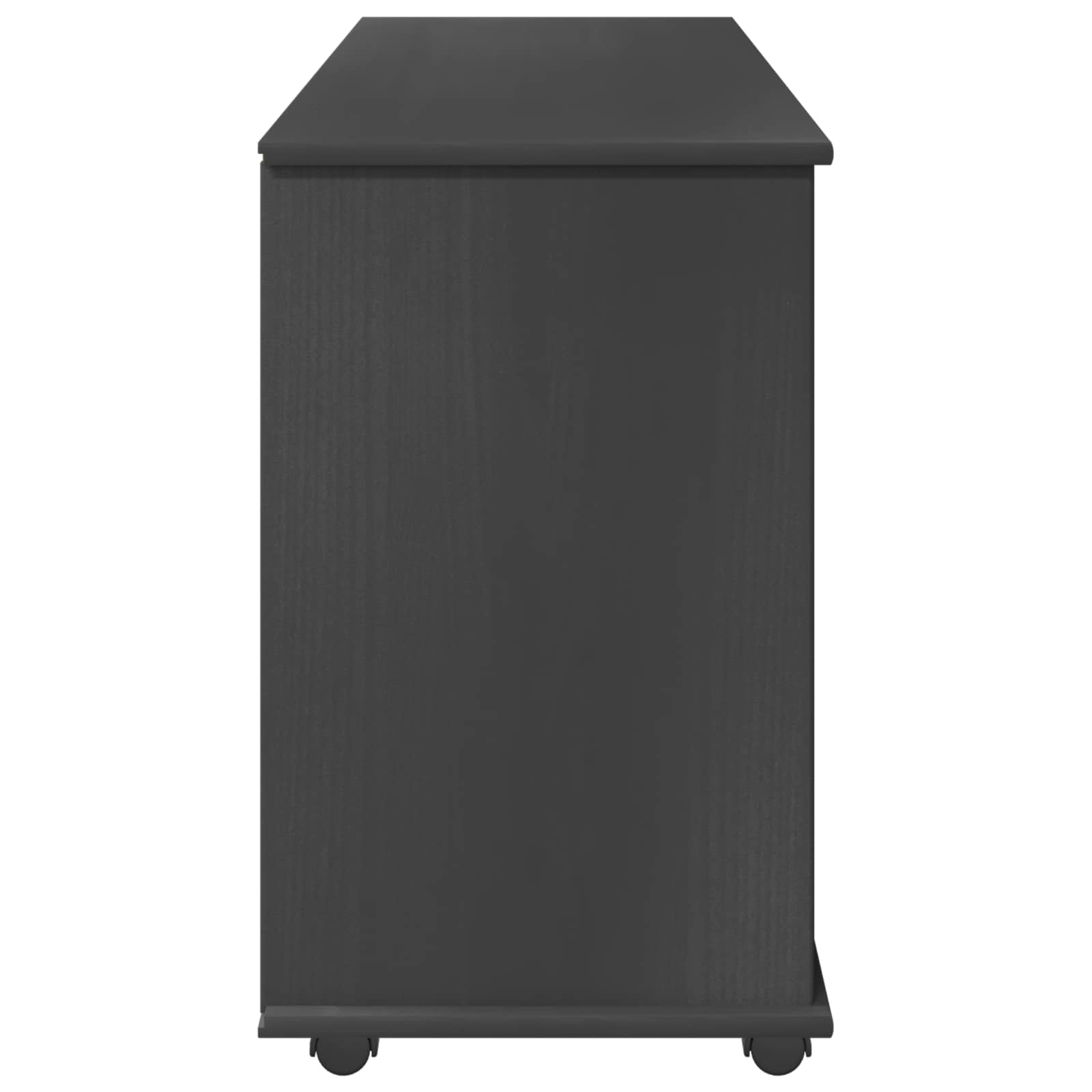 Rollschrank Honigbraun 100 x 39 x 65,5 cm Massivholz Kiefer