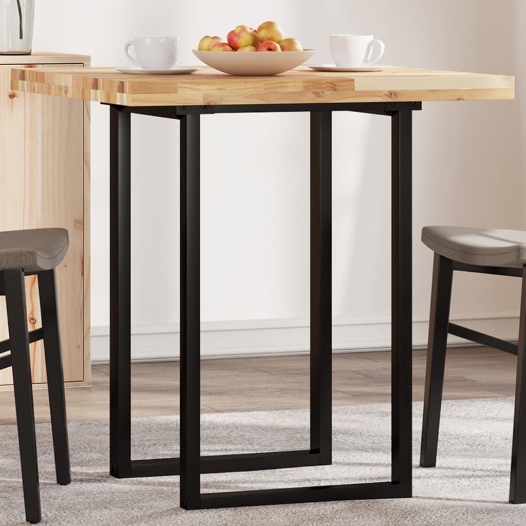 Tischplatte Rund Ø40x2 cm Massivholz Akazie