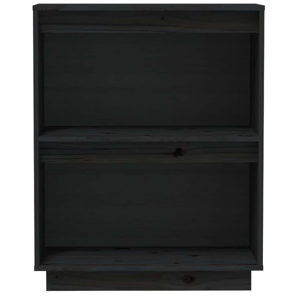 Beistellschrank Weiß 60x34x75 cm Massivholz Kiefer