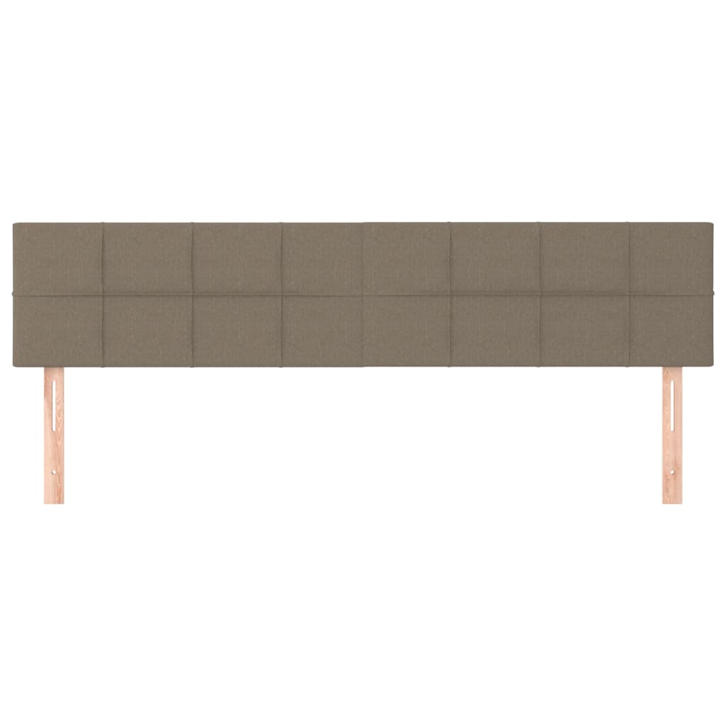 Kopfteil Hellgrau 80x5x118/128 cm Stoff