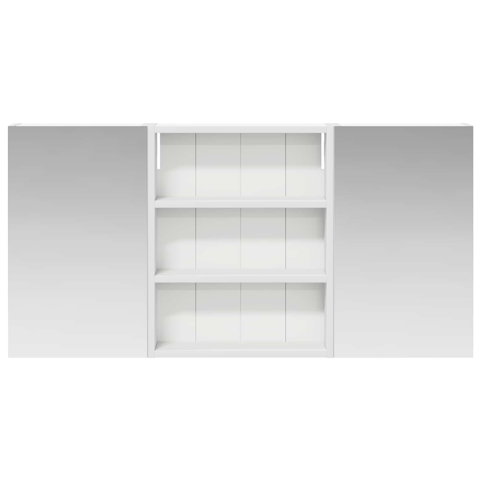 Badezimmerschrank-Set 3 pcs 80 x 10,5 x 50 cm Holzwerkstoff