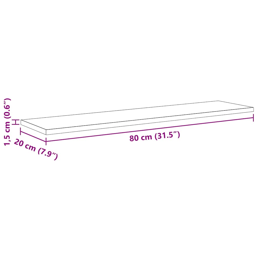 Bücherregal-Bretter 4 Stk. Weiß 40x10x1,5 cm Holzwerkstoff