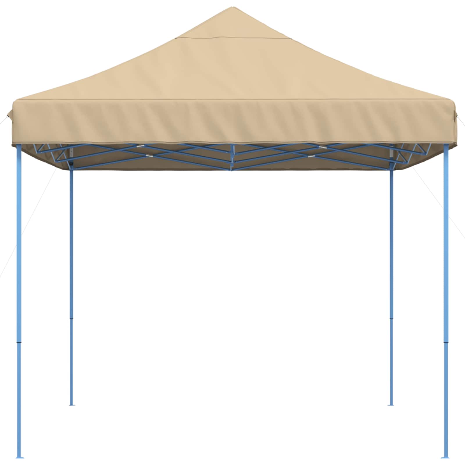 Partyzelt Faltbar Pop-Up Beige 410x279x315 cm
