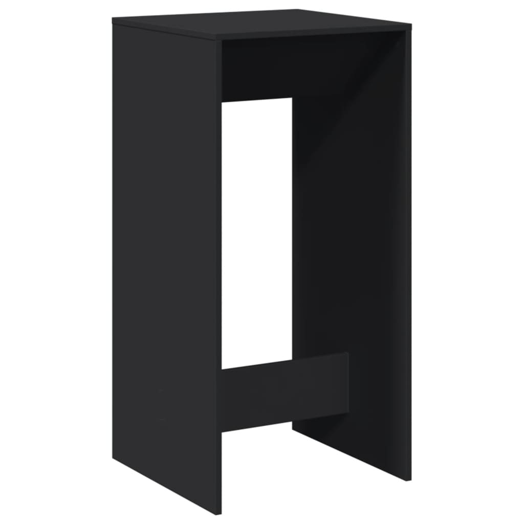Bartisch Schwarz Eichen-Optik 102 x 50 x 103,5 cm Holzwerkstoff