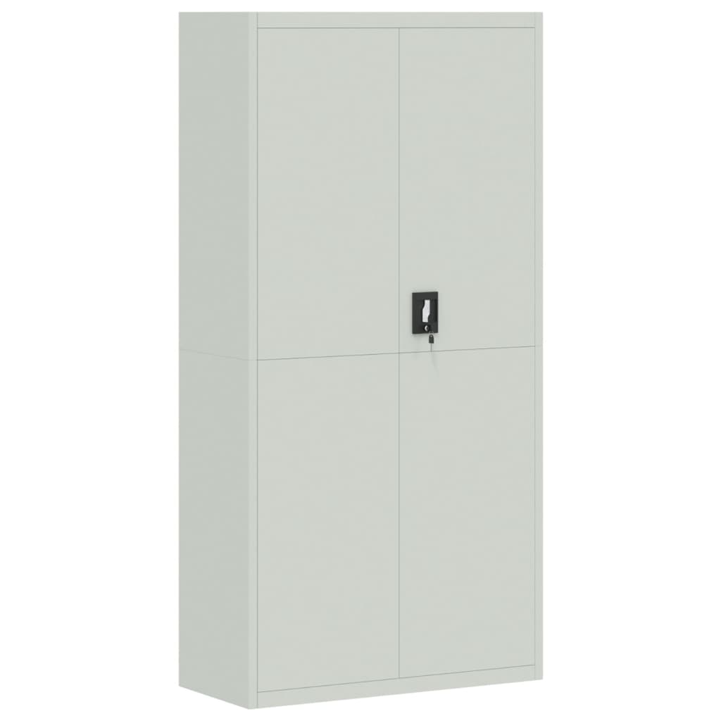 Aktenschrank Weiß 90x40x110 cm Stahl