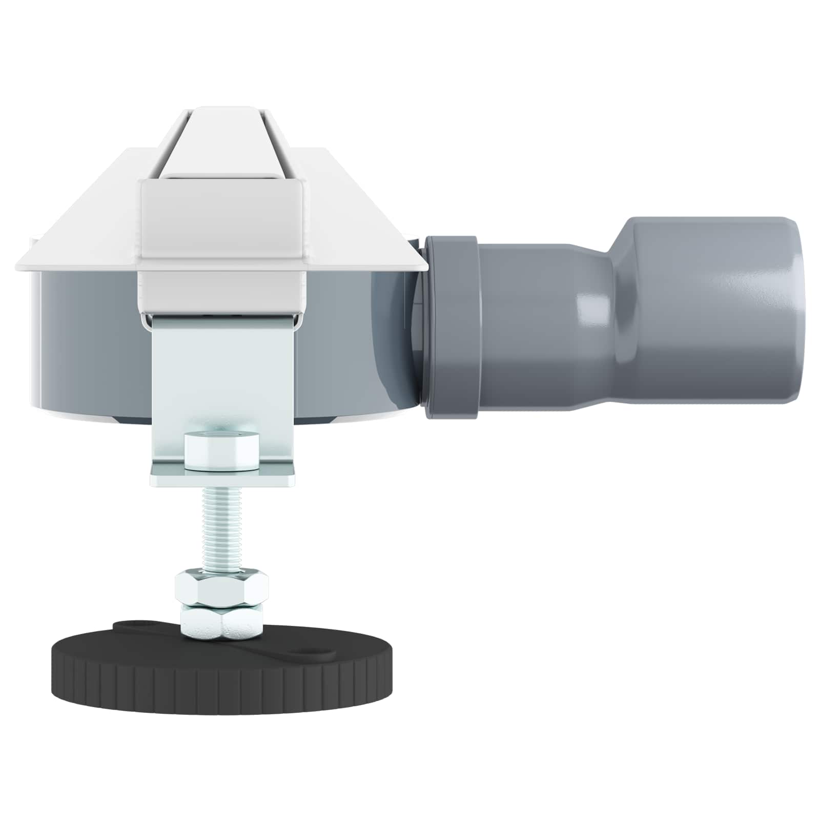 360° Duschablauf mit slim Modell Silber 50 cm Edelstahl 304