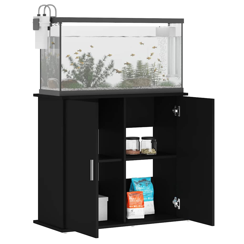 Aquariumständer Weiß 81x36x73 cm Holzwerkstoff